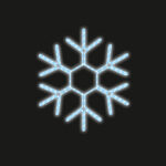 Снежинка световая 50 см
